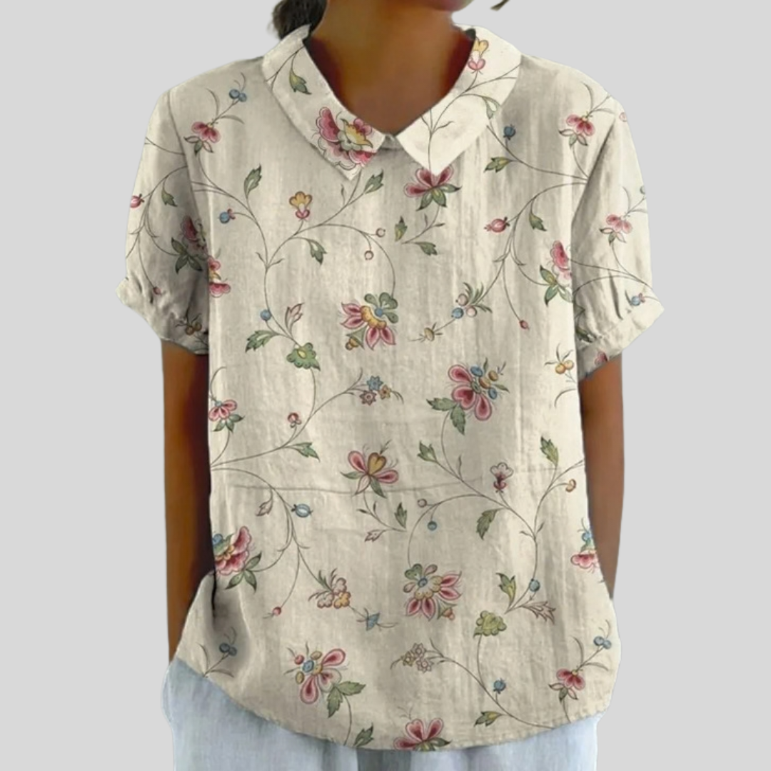 Blumenshirt Eleganter Komfort