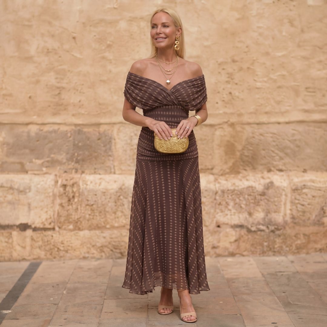 Sienna | Leichtes Geometrisches Kleid