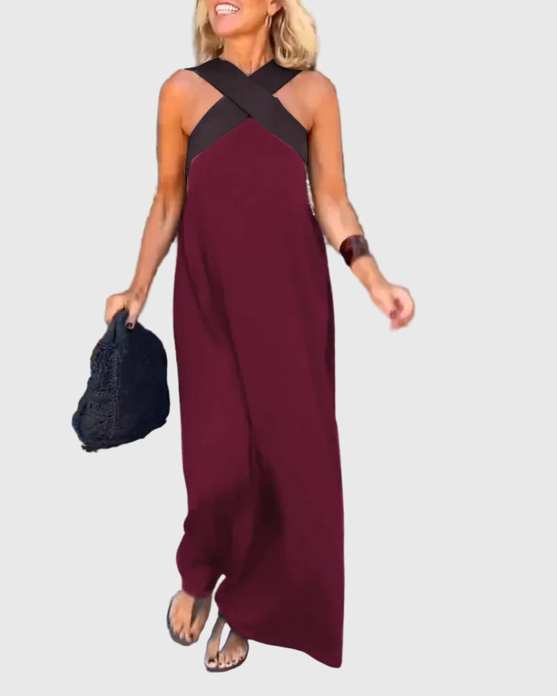 Elena | Elegantes und fließendes Maxikleid