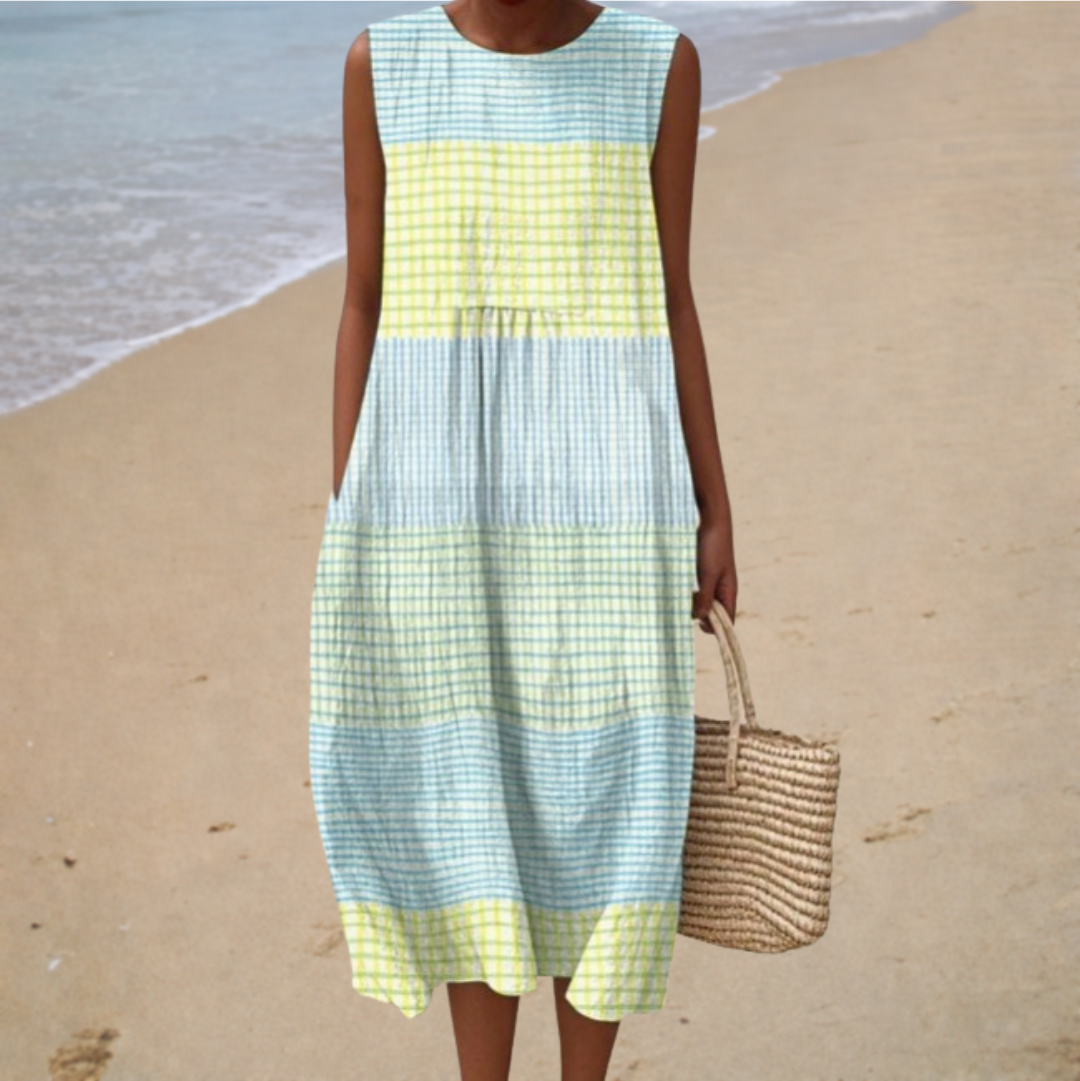 Bequeme Ärmellose Sommerkleid