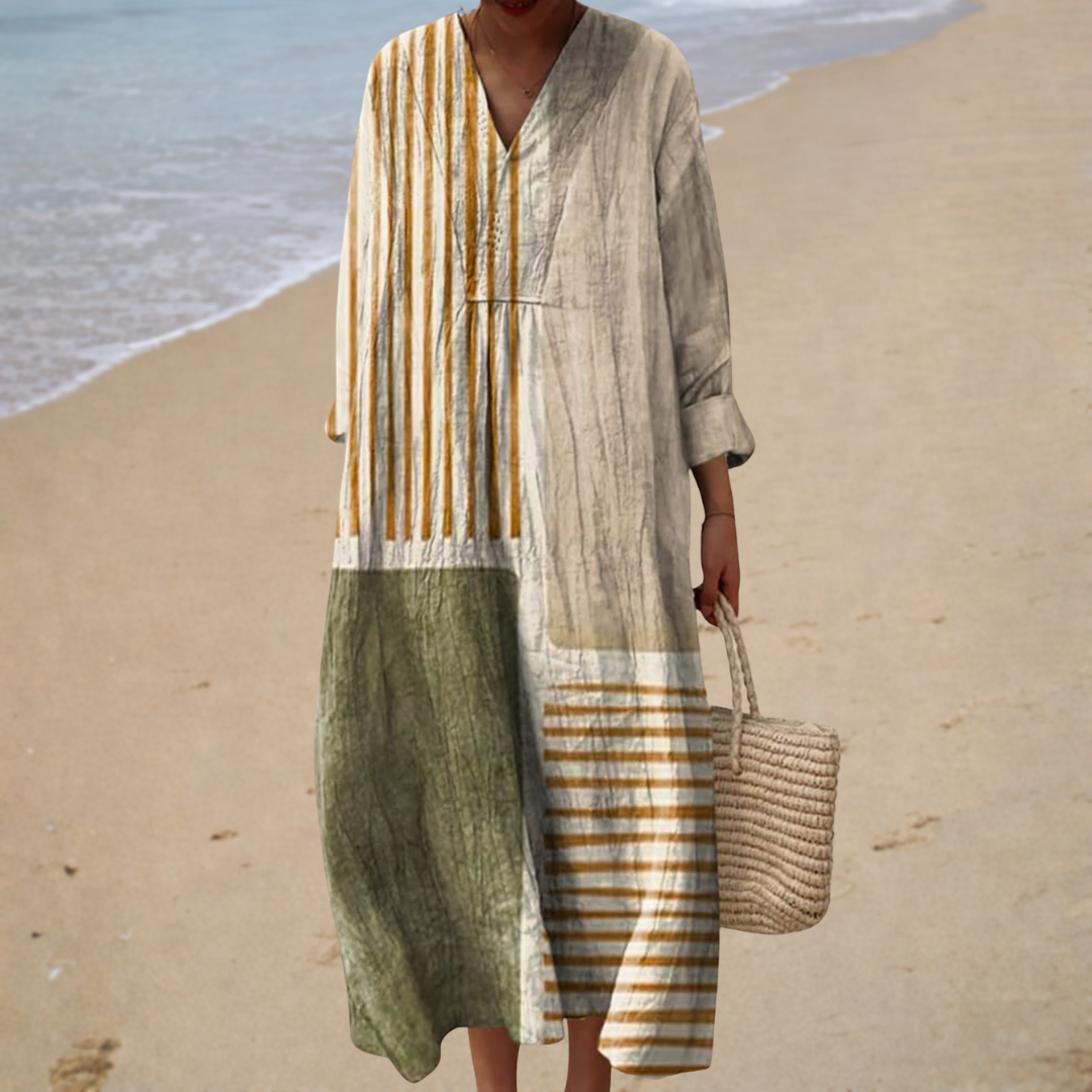 Flatterndes Sommerkleid mit Druck