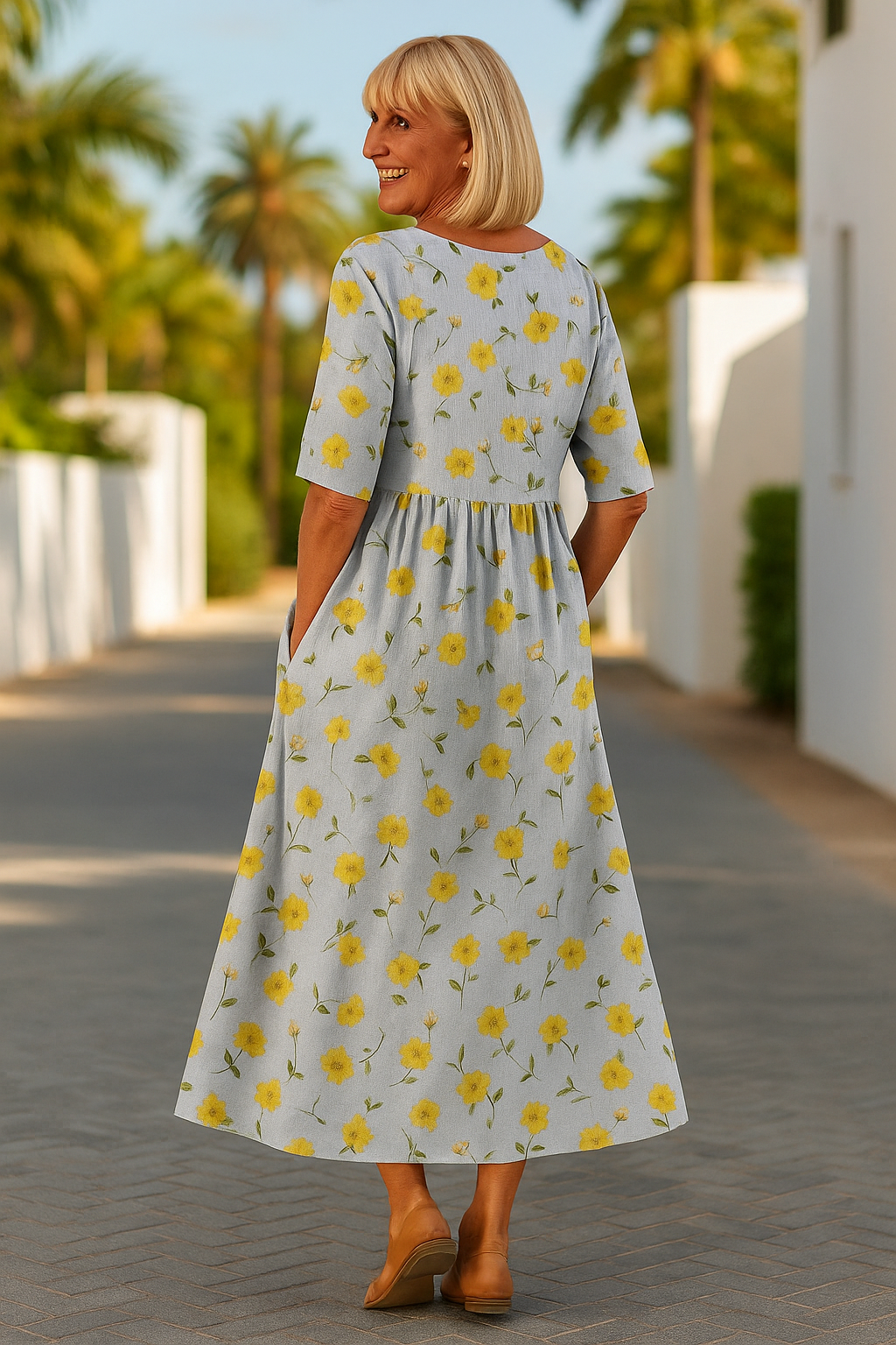 MIDI RELAX KLEID LUNA