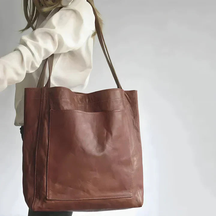 Kimberly™ | Klassische Lederhandtasche