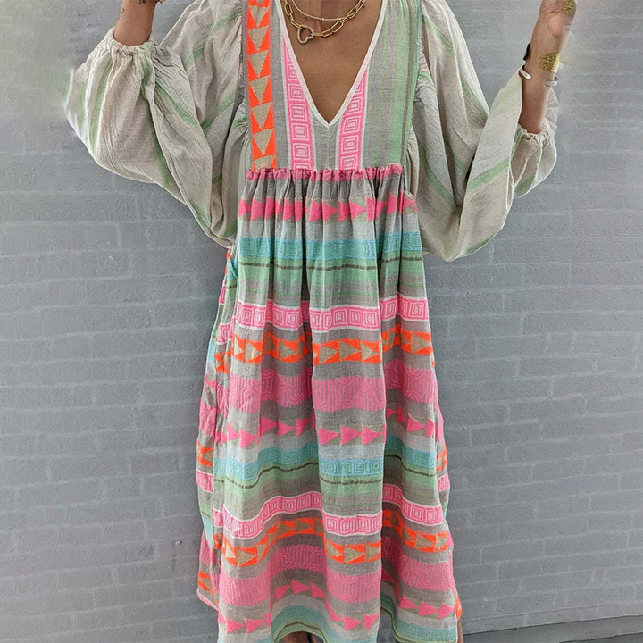 Jessenia - Bequeme Boho-Kleid