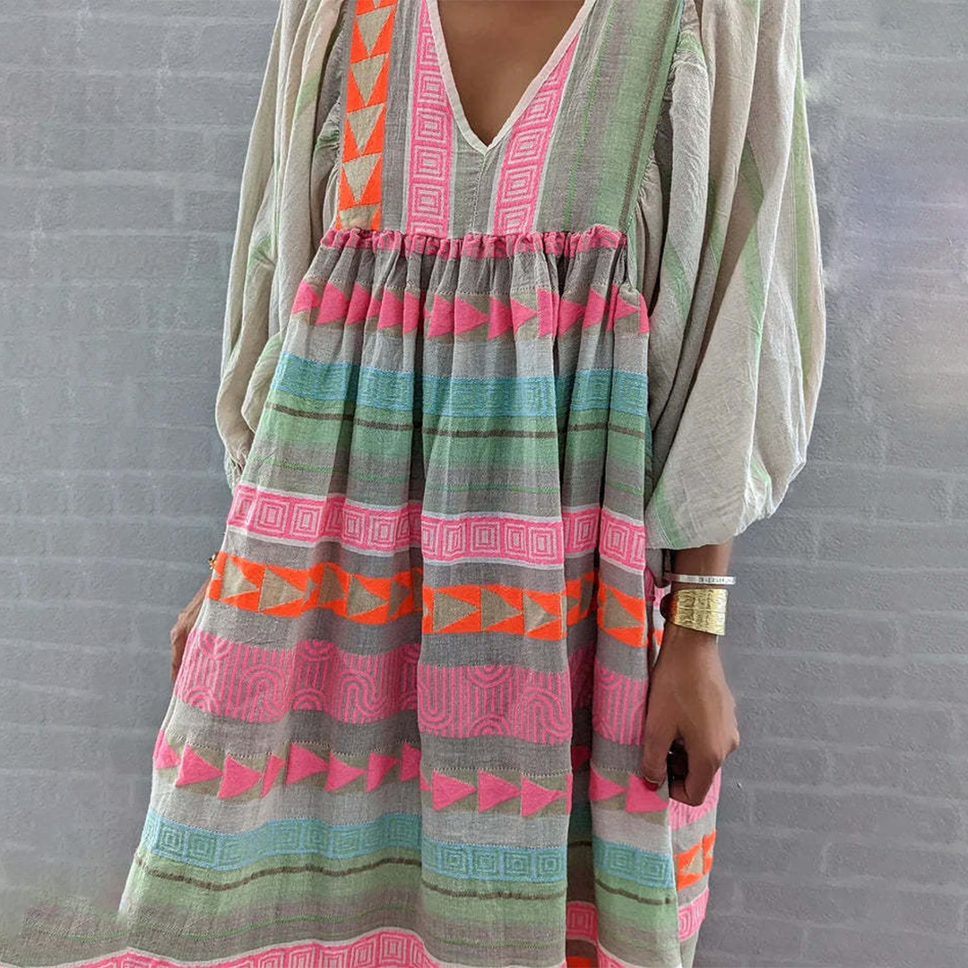 Jessenia - Bequeme Boho-Kleid
