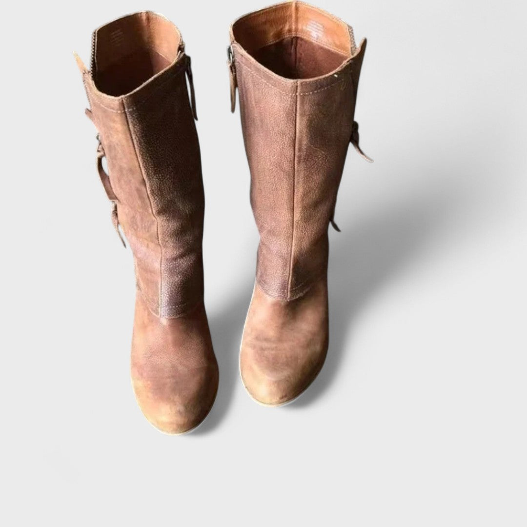 Alma - Vintage Stiefel bis zur Wadenmitte