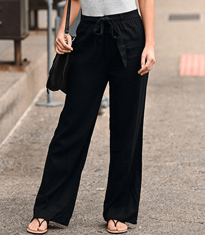 Joleen - Damen Freizeitpants mit Kordelzug und elastischem Bund