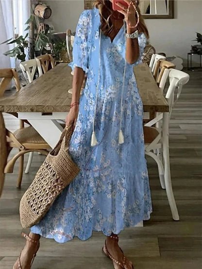 LUNA | BOHO MIDI-KLEID FÜR EINEN UNGEZWUNGENEN LOOK